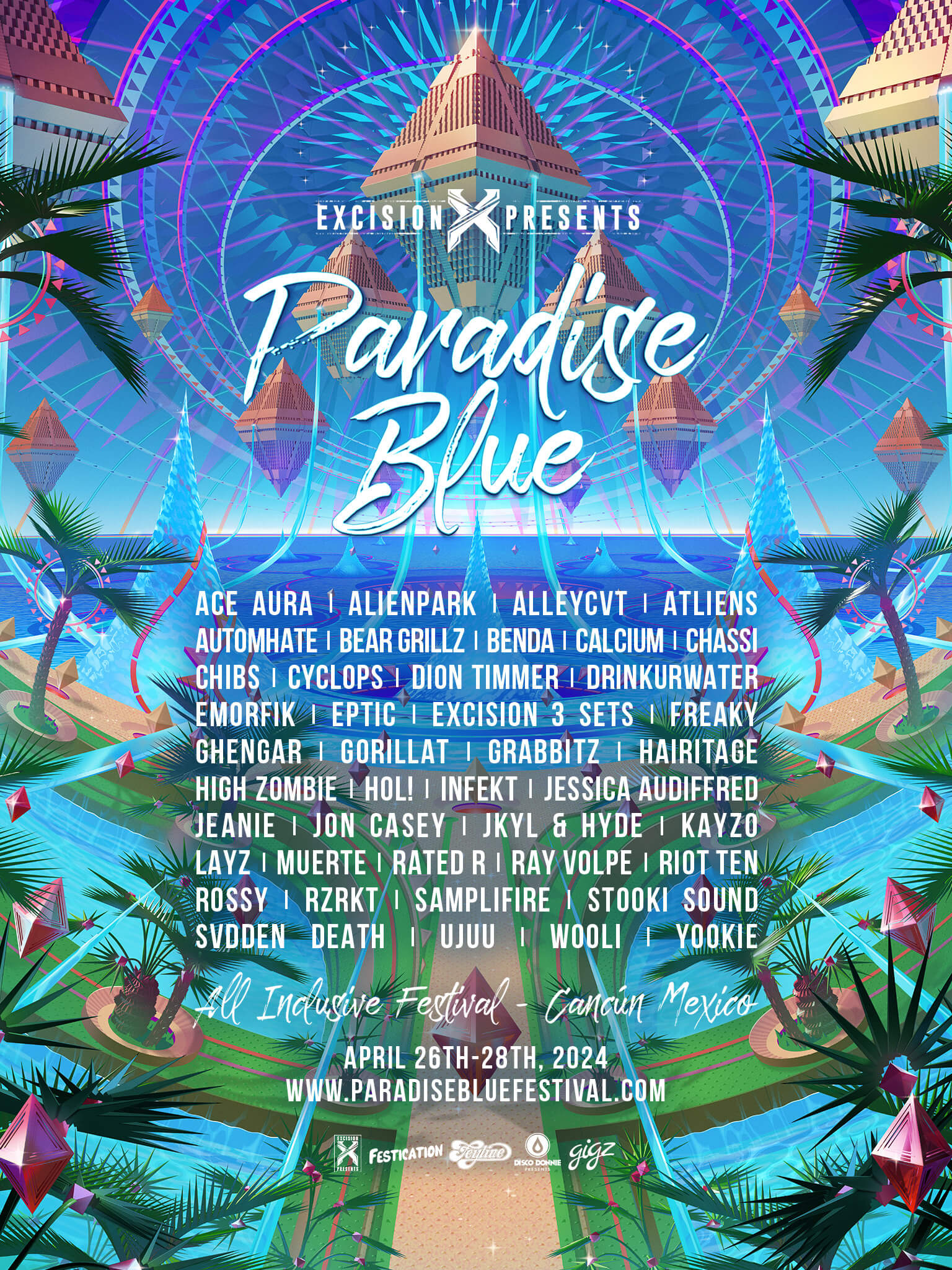 Paradise Blue 2024 in Cancún, Mexico